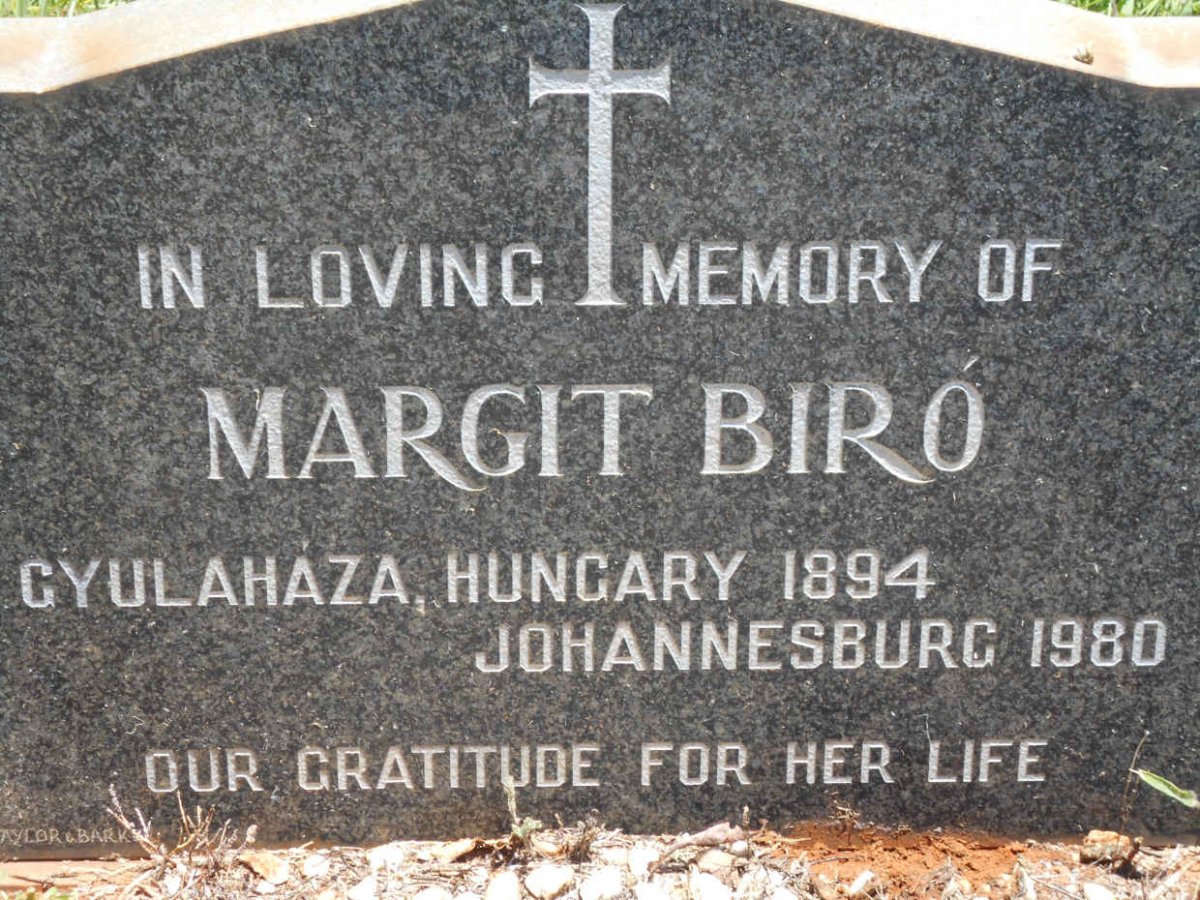 BIRO Margit 1894-1980