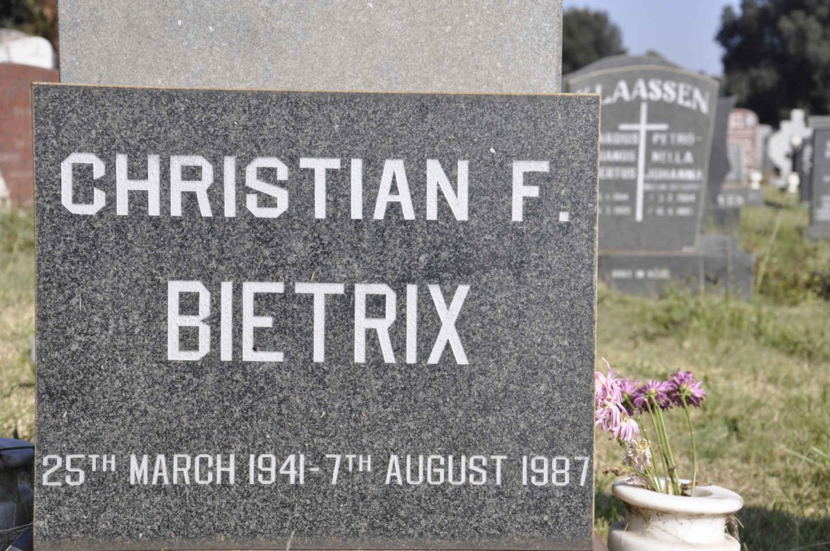 BIETRIX Christian F. 1941-1987
