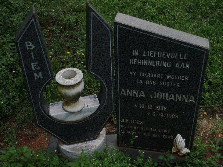 BIEM Anna Johanna 1932-1989