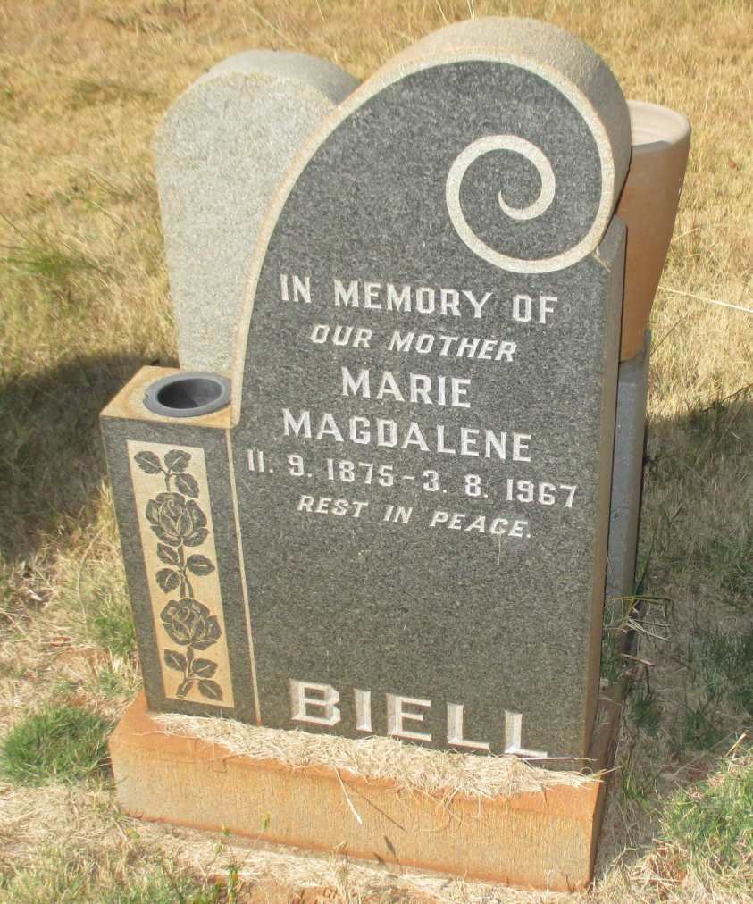 BIELL Marie Magdalene 1875-1967