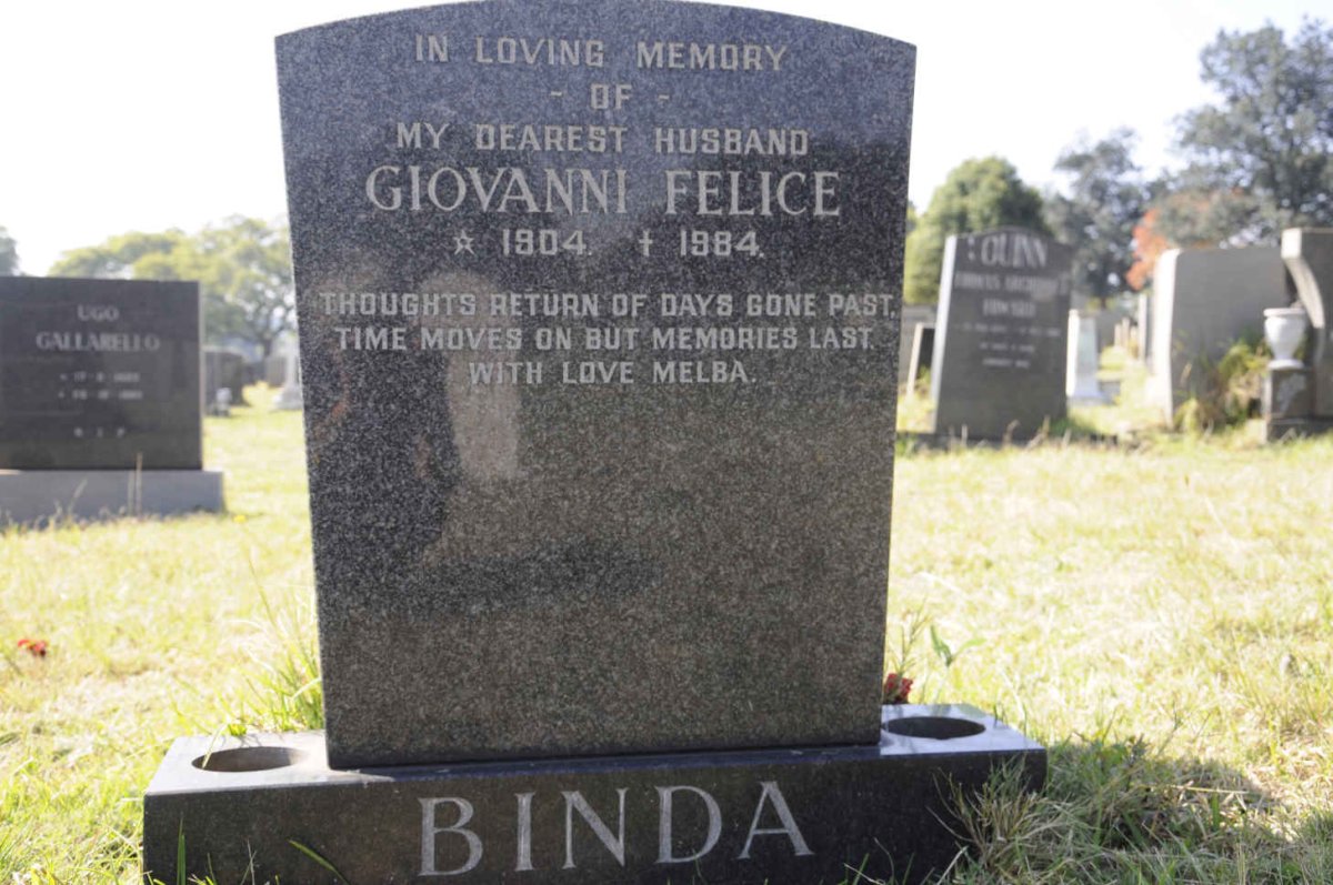 BINDA Giovanni Felice 1904-1984