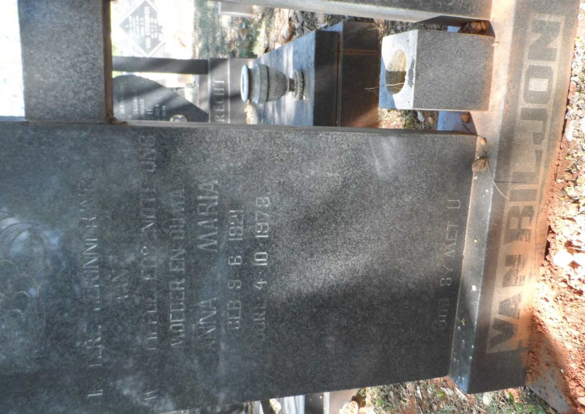 BILJON Anna Maria, van 1921-1973