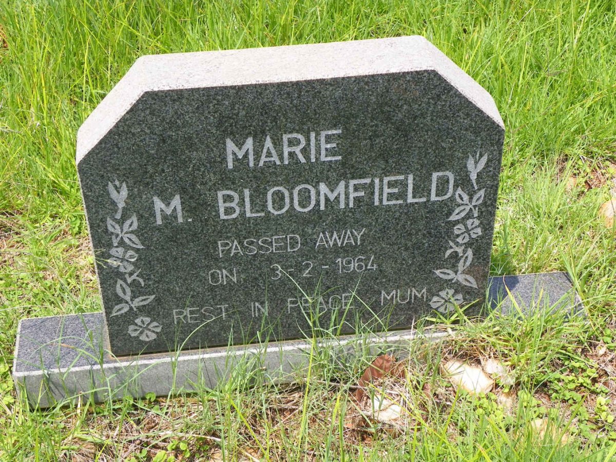 BLOOMFIELD Marie M. -1964
