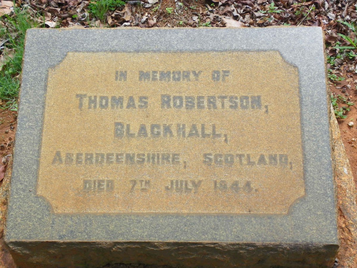 BLACKHALL Thomas Robertson -1944