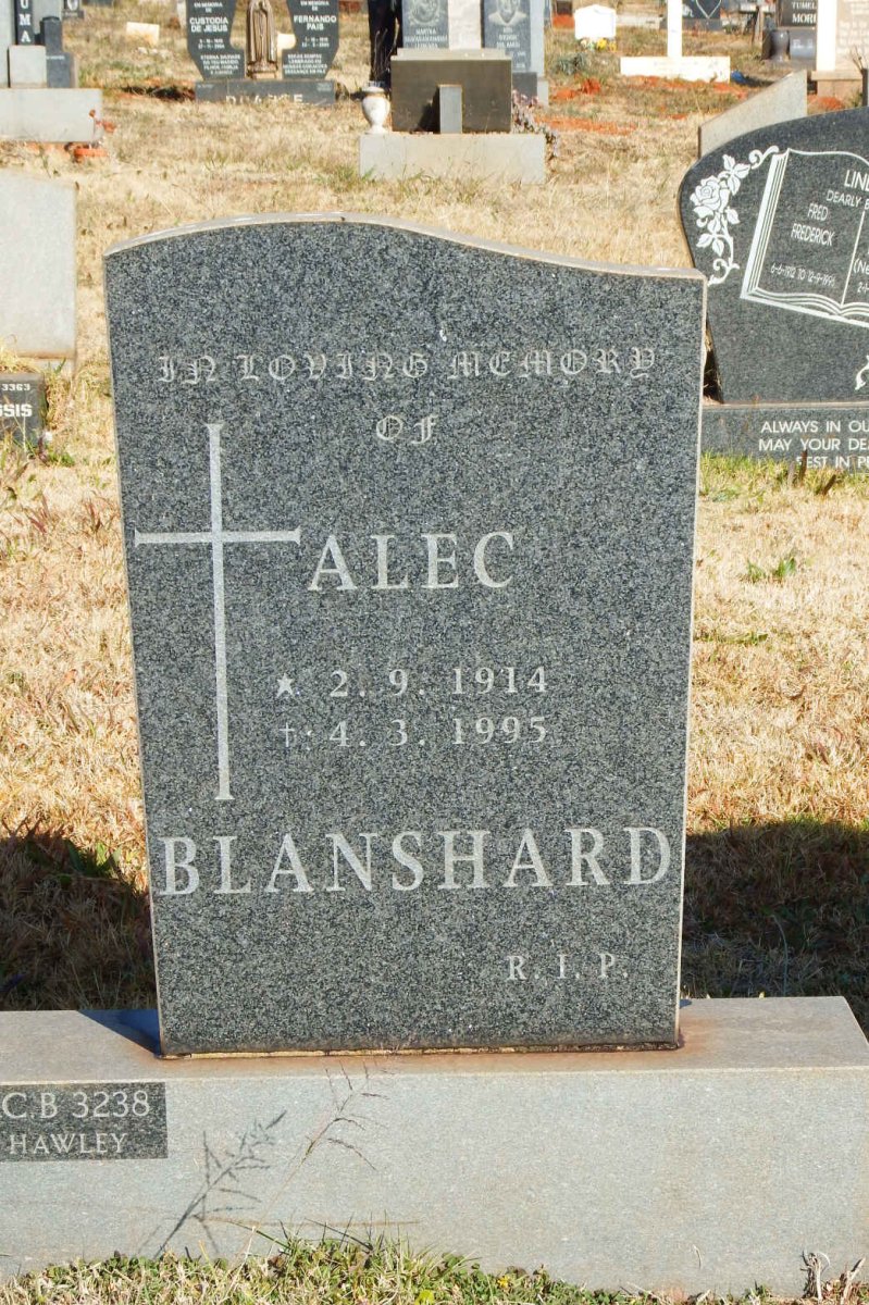 BLANSHARD Alec 1914-1995