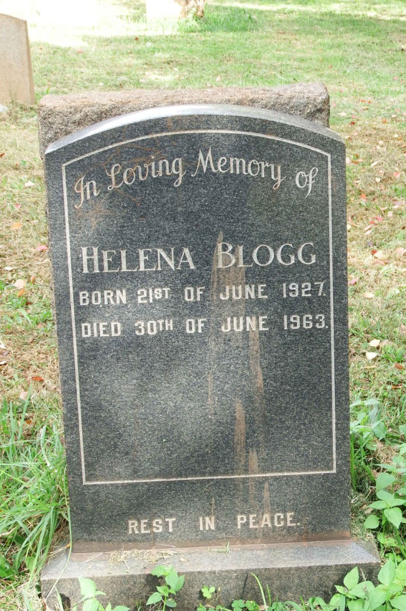 BLOGG Helena 1927-1963