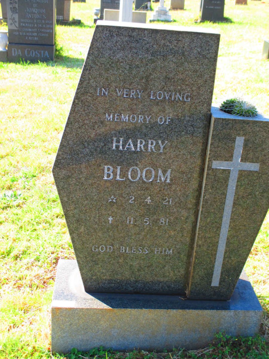 BLOOM Harry 1921-1981