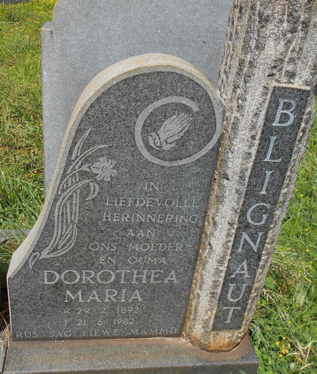 BLIGNAUT Dorothea Maria 1892-1982