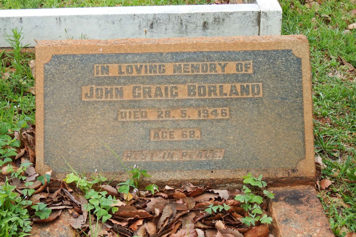 BORLAND John Craig -1946