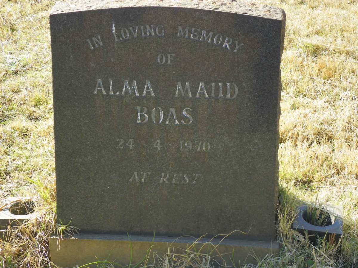 BOAS Alma Maud -1970