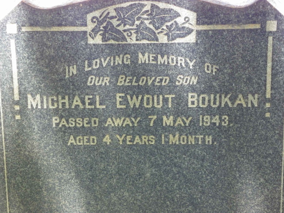 BOUKAN Michael Ewout -1943