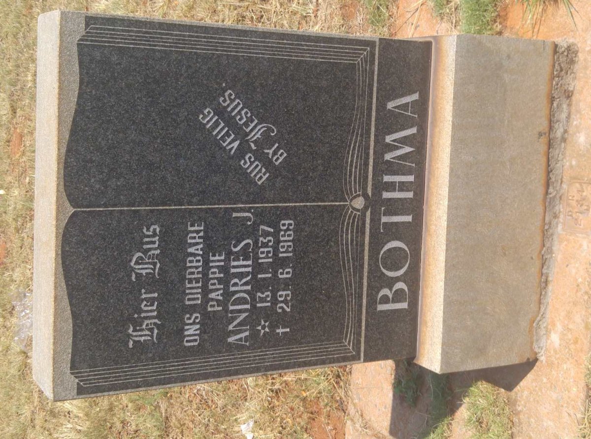 BOTHMA Andries J. 1937-1969