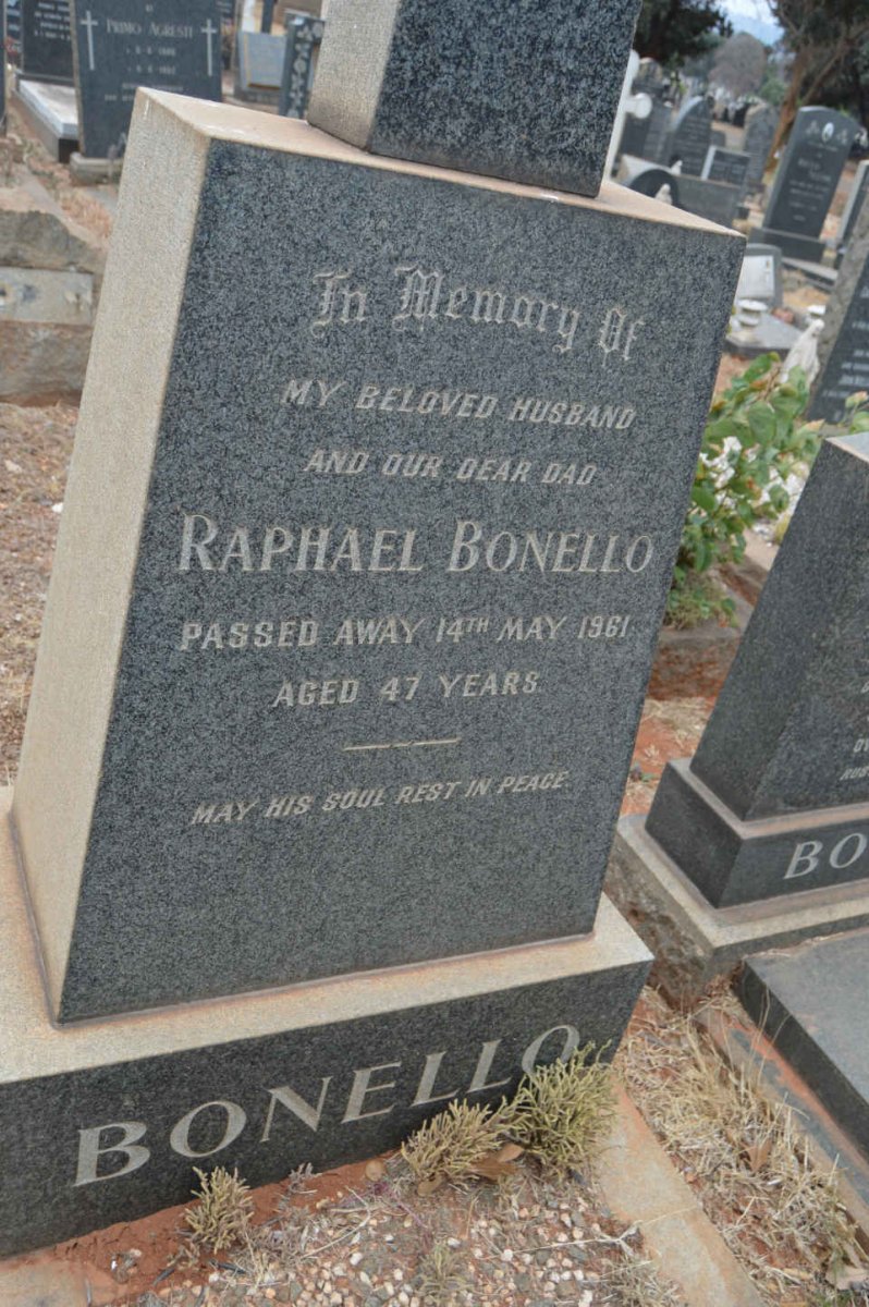 BONELLO Raphael -1961