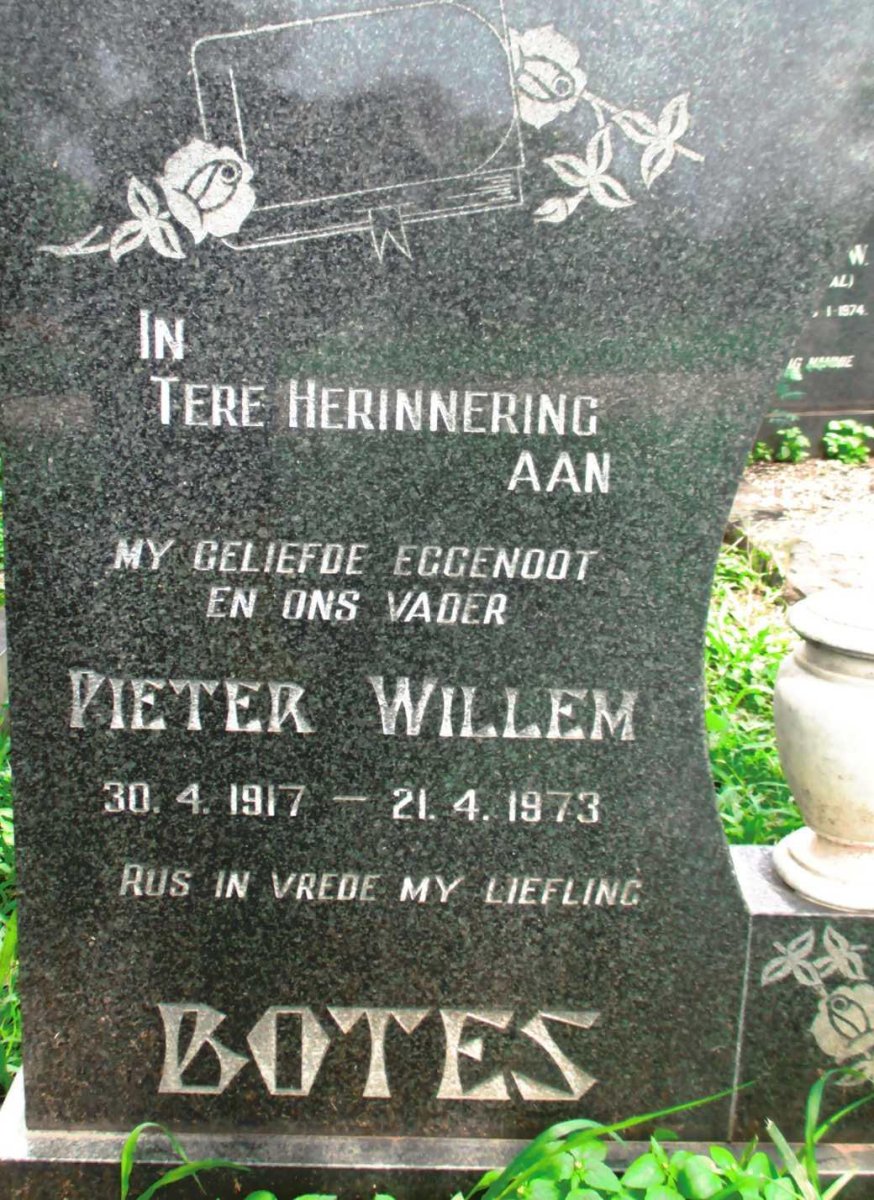 BOTES Pieter Willem 1917-1973