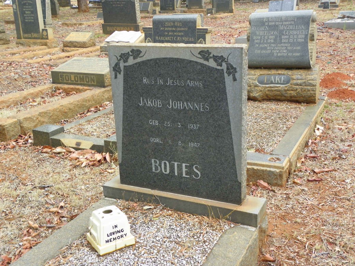 BOTES Jakob Johannes 1937-1947