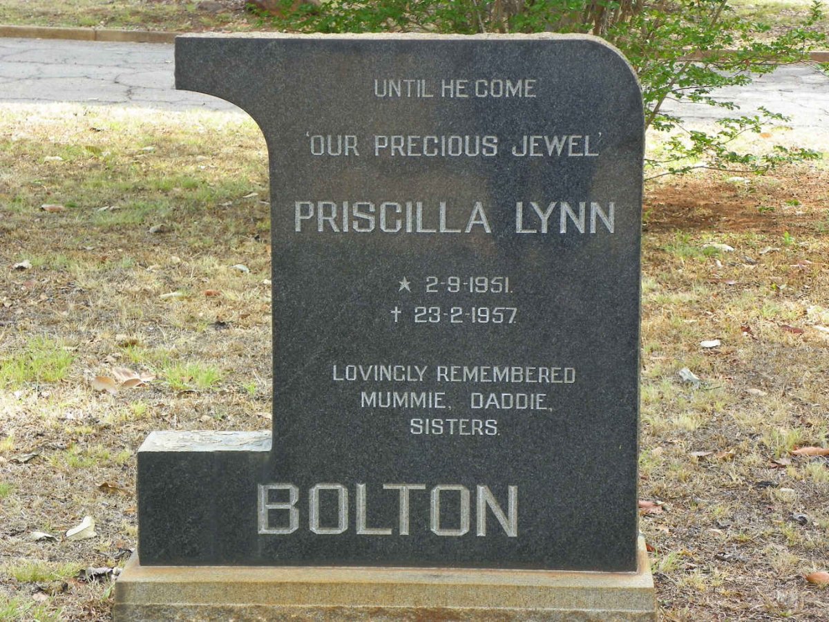 BOLTON Priscilla Lynn 1951-1957