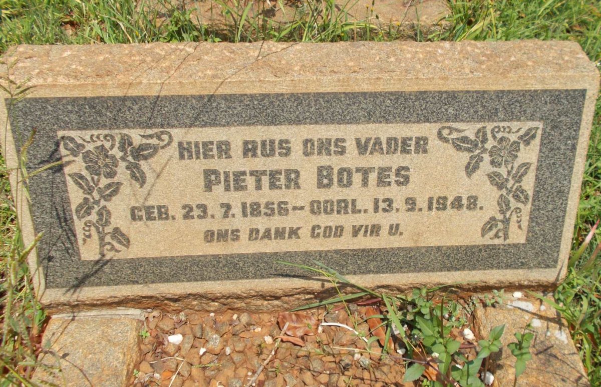 BOTES Pieter 1856-1948