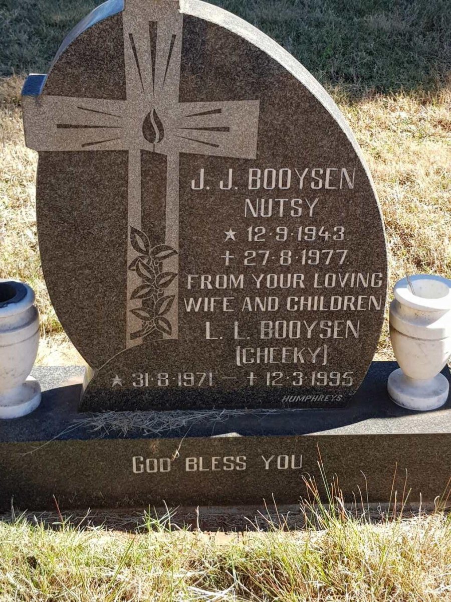 BOOYSEN J.J. 1943-1977 :: BOOYSEN L.L. 1971-1995