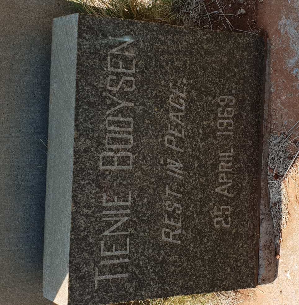 BOOYSEN Tienie -1969