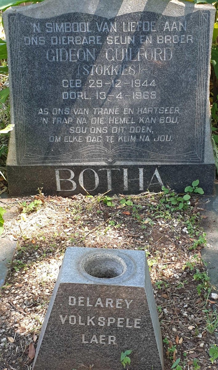 BOTHA Gideon Guilford 1944-1968