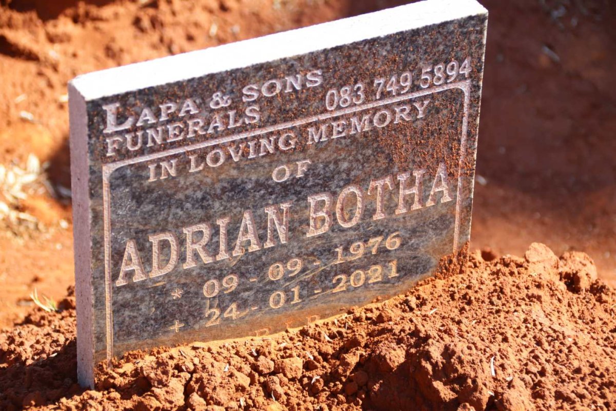 BOTHA Adrian 1976-2021