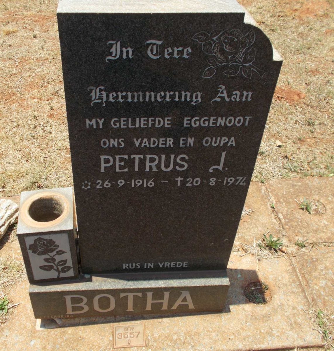BOTHA Petrus J. 1916-1974