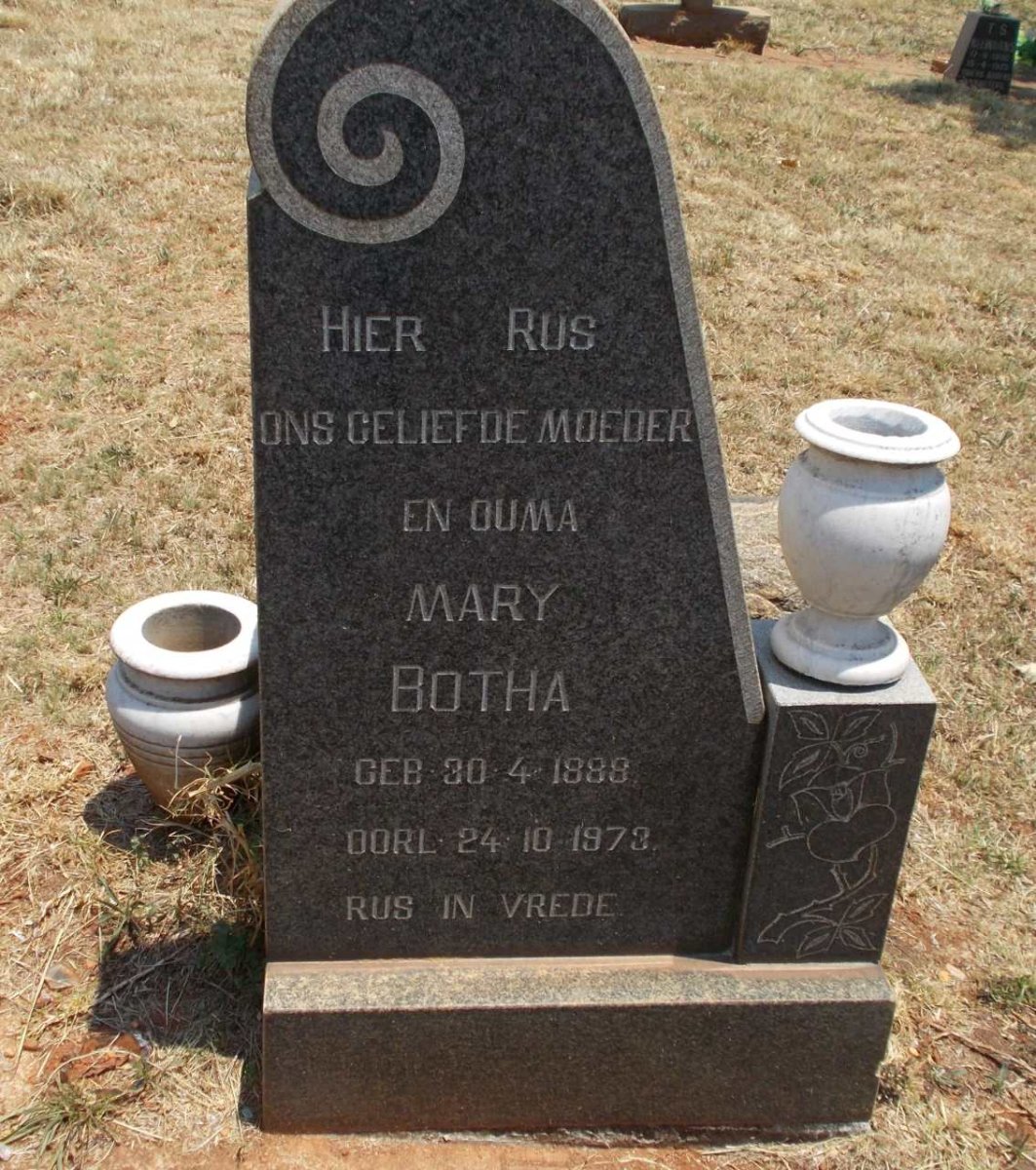 BOTHA Mary 1888-1973