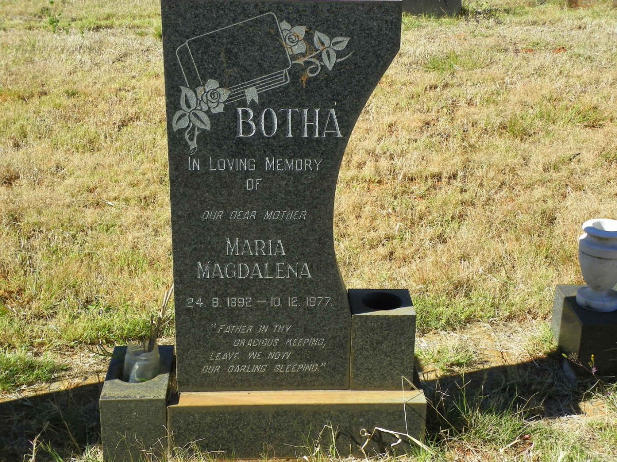 BOTHA Maria Magdalena 1892-1977