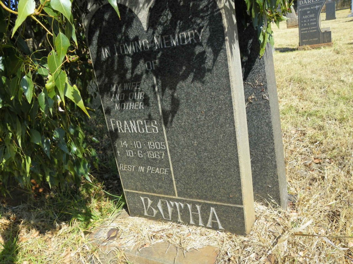 BOTHA Frances 1905-1967