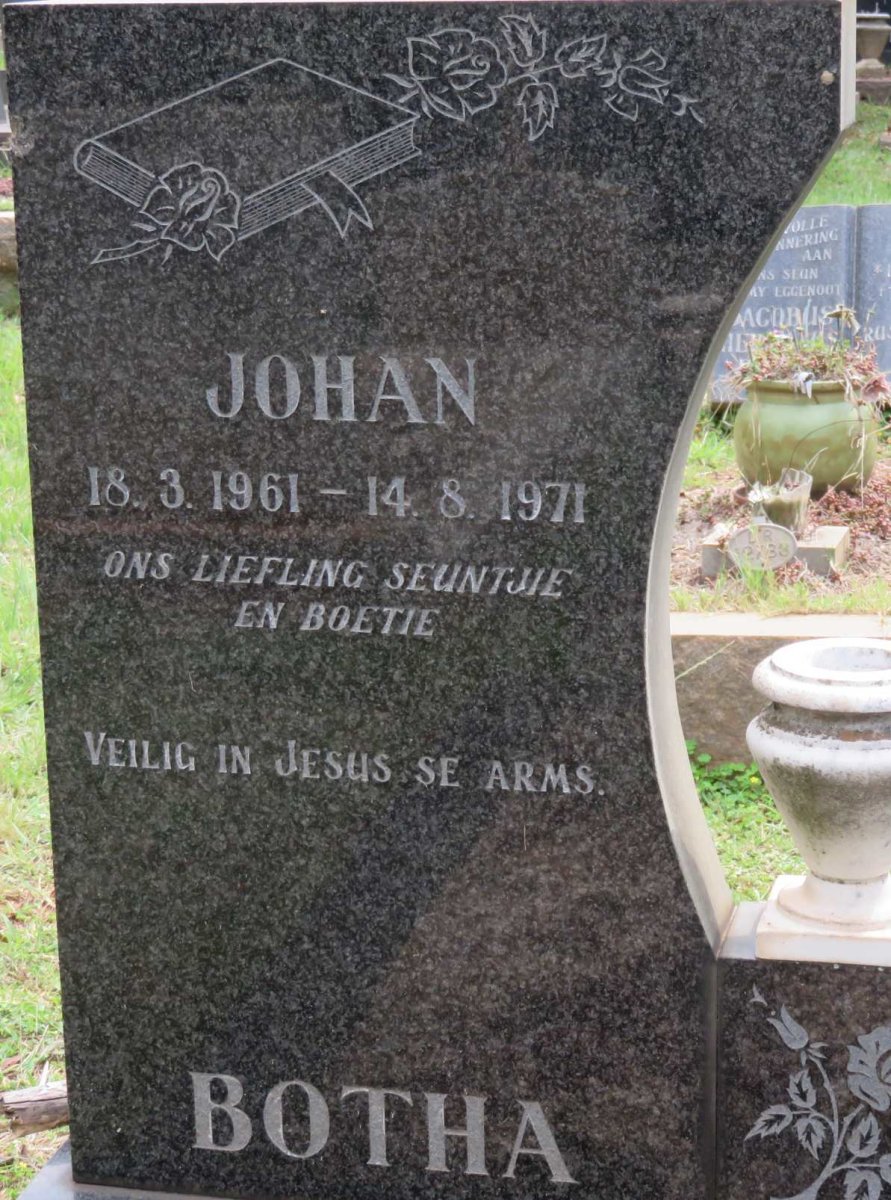 BOTHA Johan 1961-1971