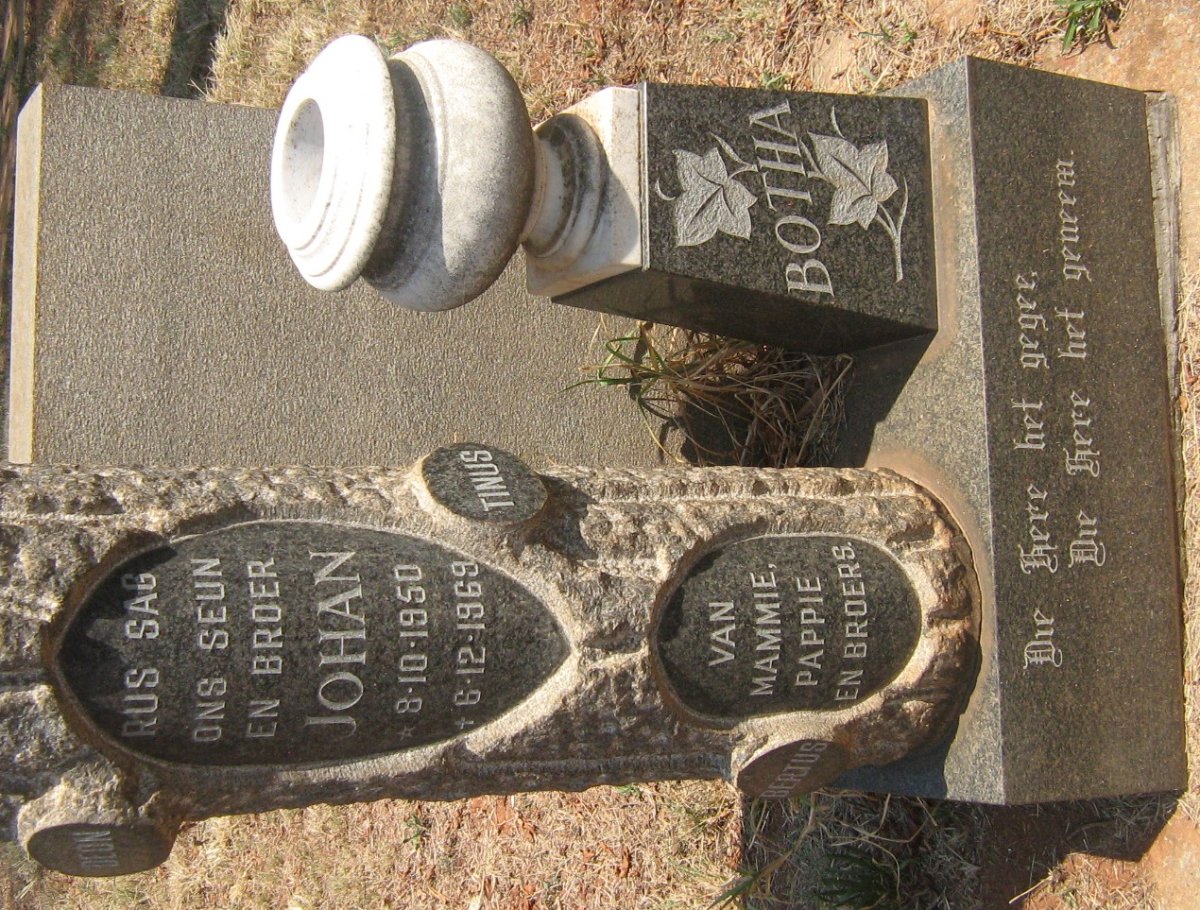 BOTHA Johan 1950-1969