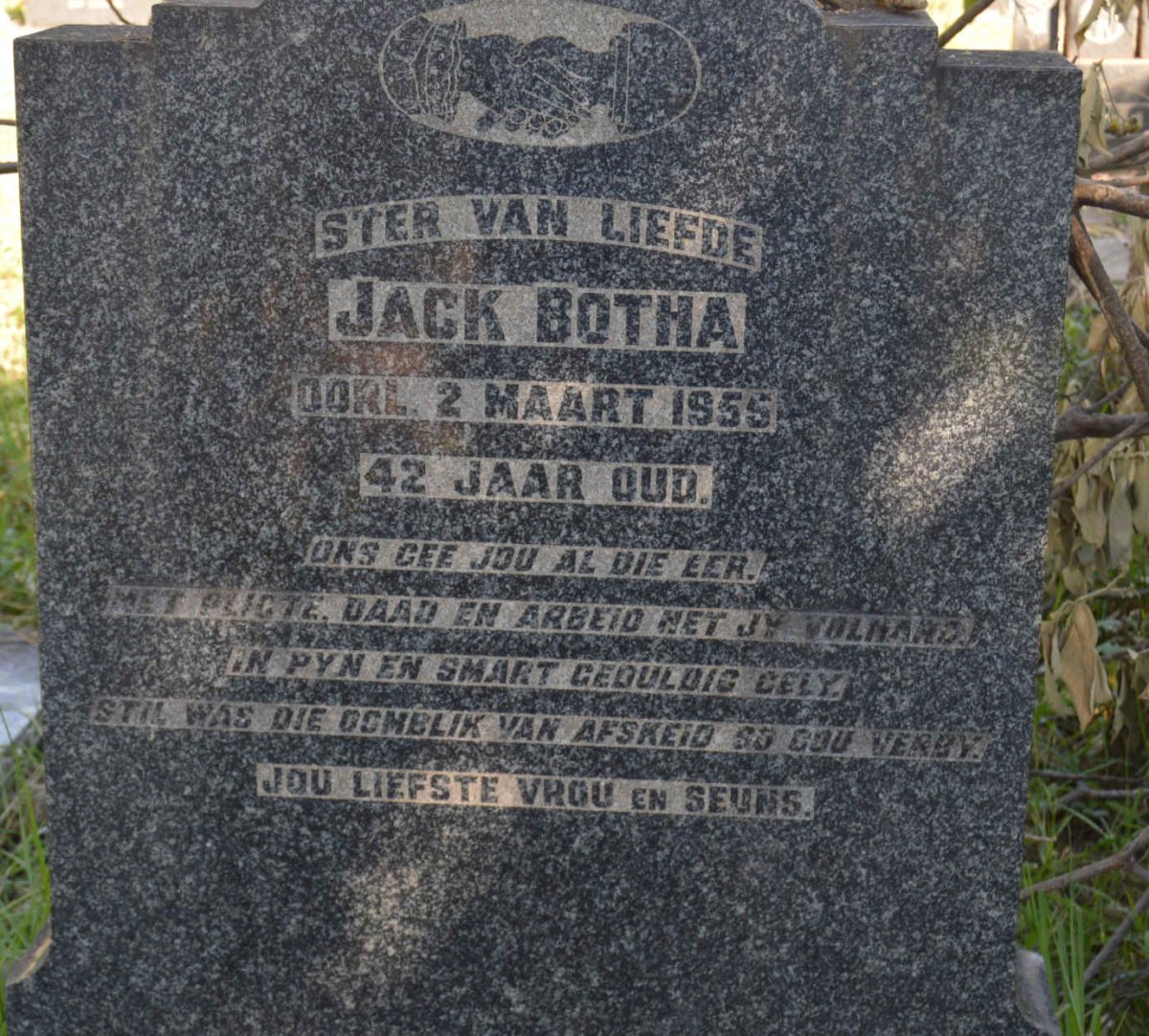 BOTHA Jack -1955