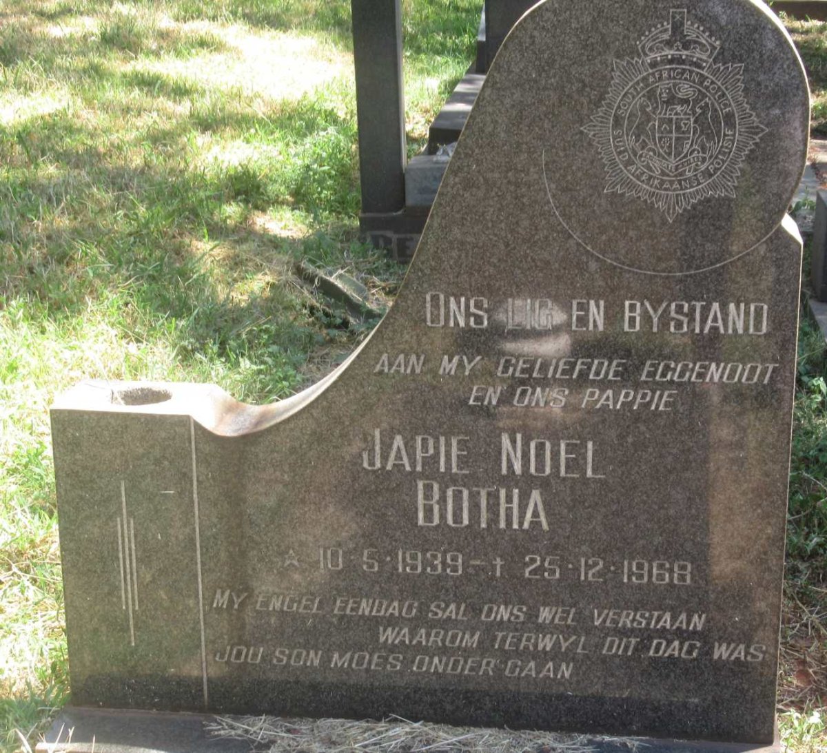 BOTHA Japie Noel 1939-1968