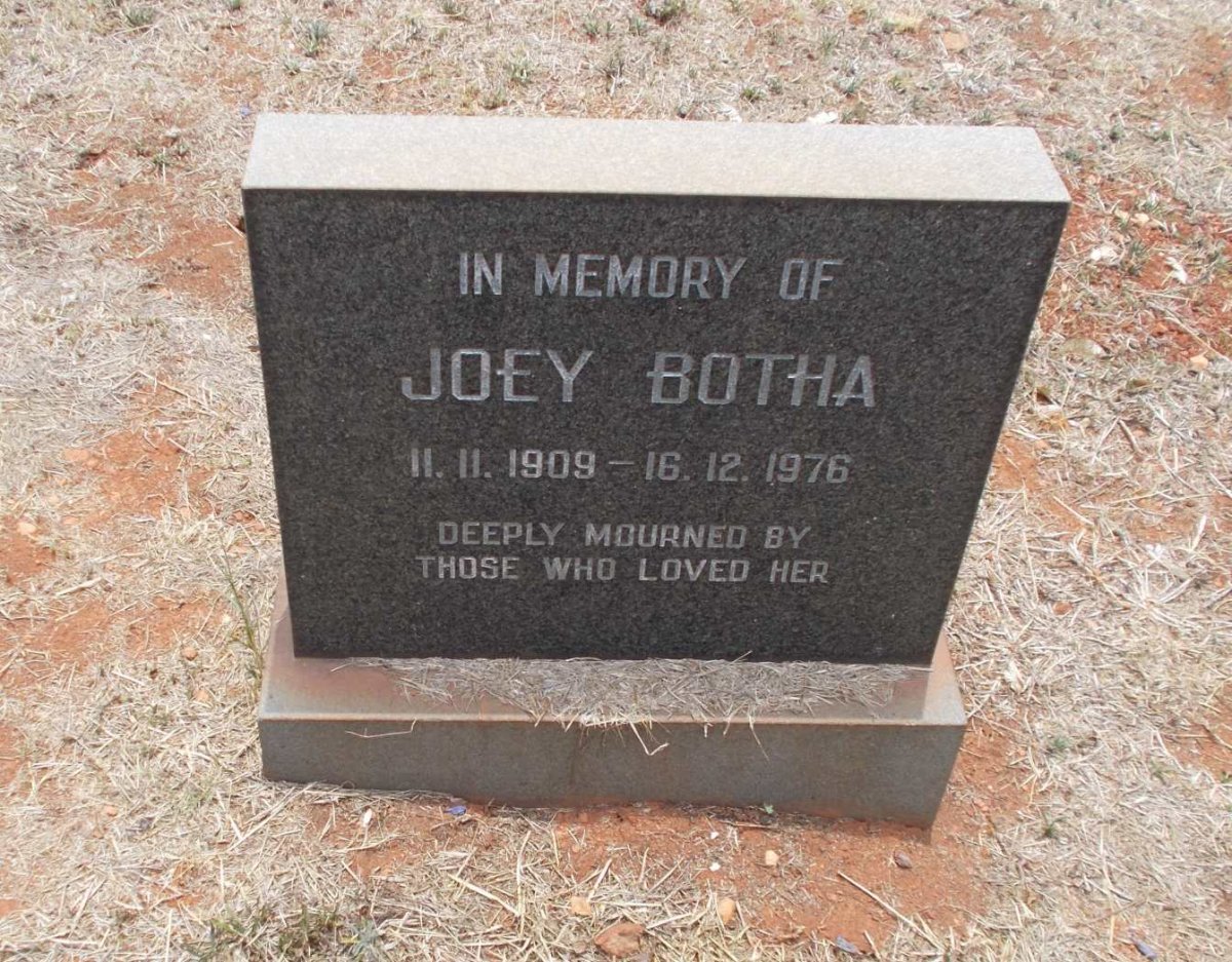 BOTHA Joey 1909-1976