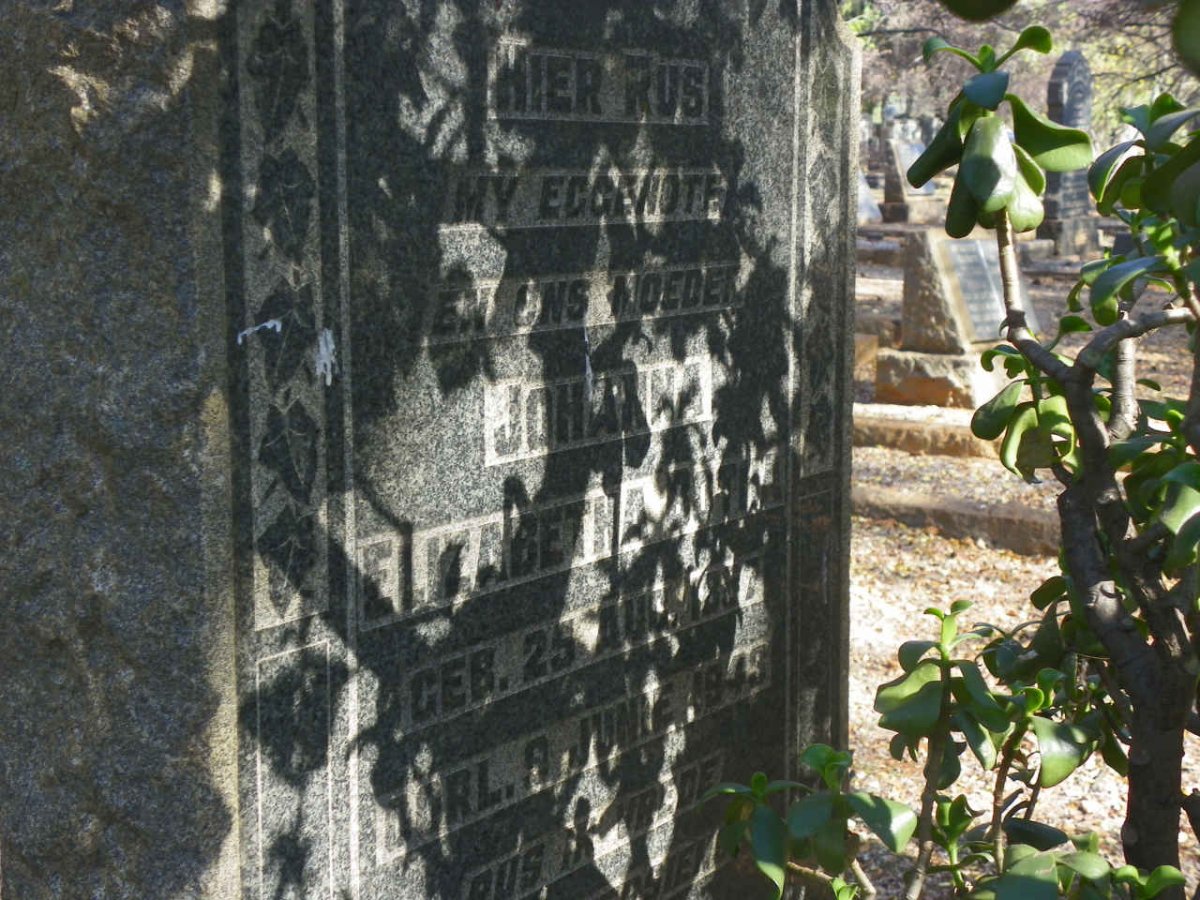 BOTHA Johanna Elizabeth 1887-1943