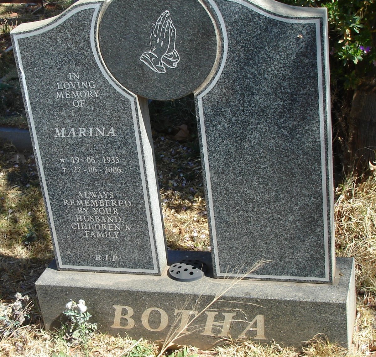 BOTHA Marina 1935-2006