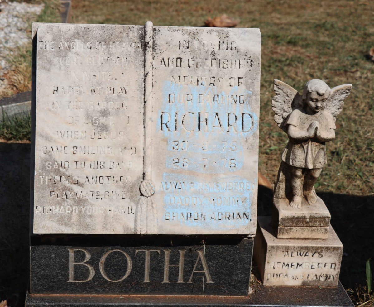 BOTHA Rose Mary 1945-1996 :: BOTHA Richard 1975-1976