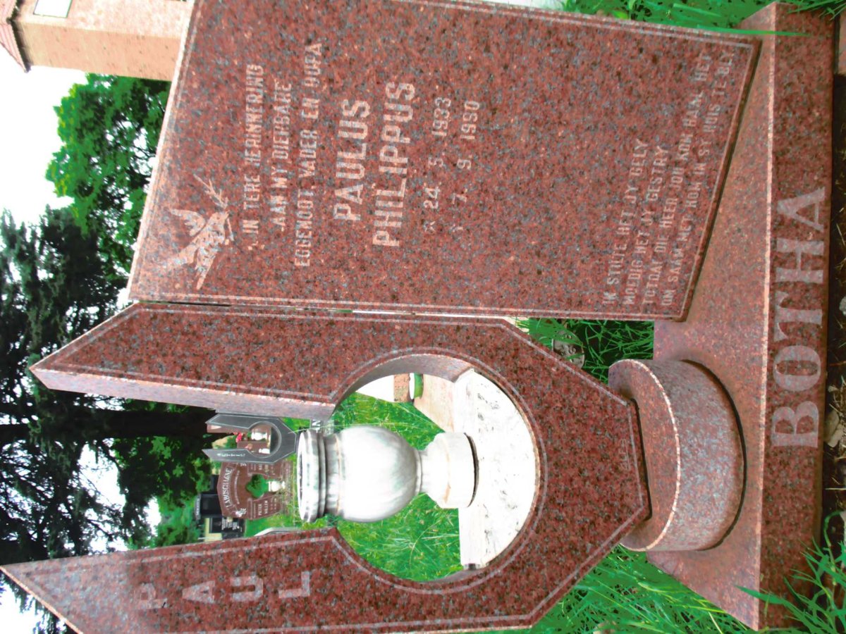 BOTHA Paulus Philippus 1933-1990