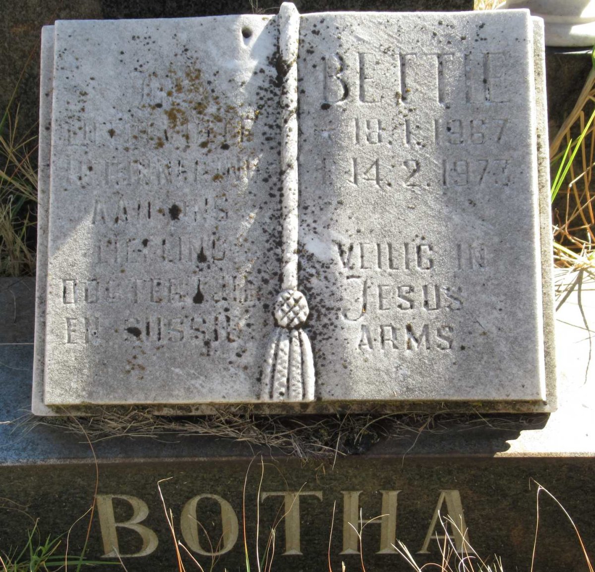 BOTHA Bettie 1867-1973