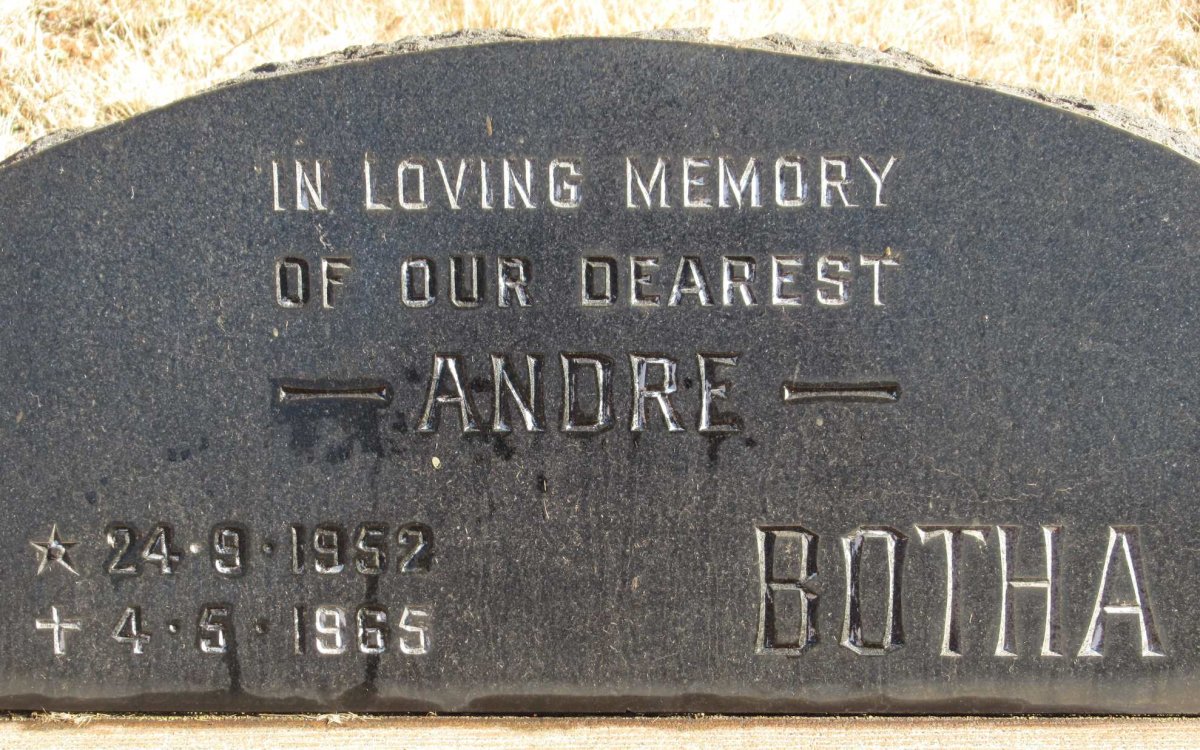 BOTHA Andre 1952-1965