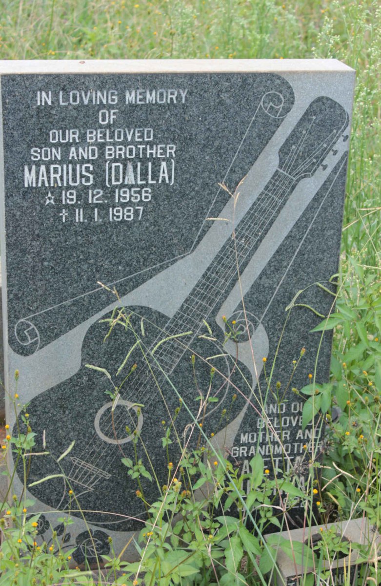 BOTHMA Aletta Susanna 1922- :: BOTHMA Marius 1956-1987