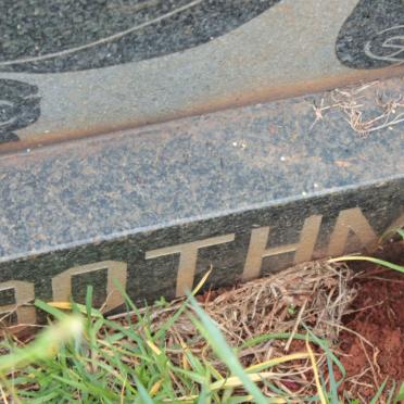 BOTHMA Aletta Susanna 1922- :: BOTHMA Marius 1956-1987
