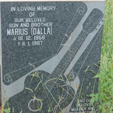 BOTHMA Aletta Susanna 1922- :: BOTHMA Marius 1956-1987