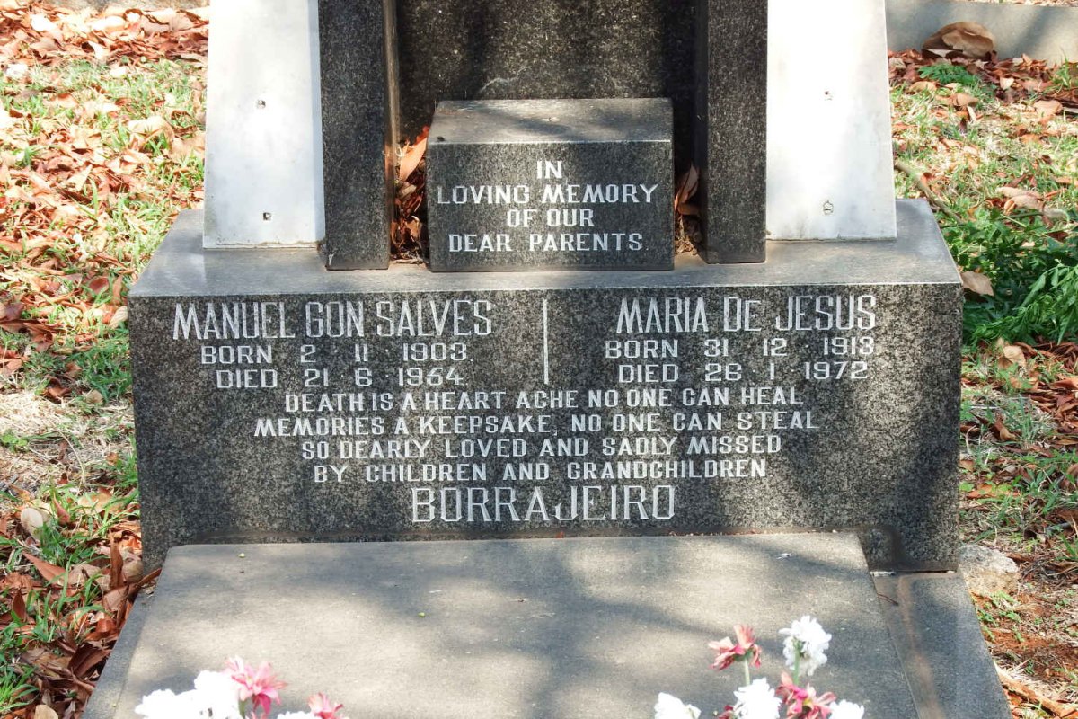 BORRAJEIRO Manuel Gonsalves 1903-1954 &amp; Maria de Jesus 1913-1972