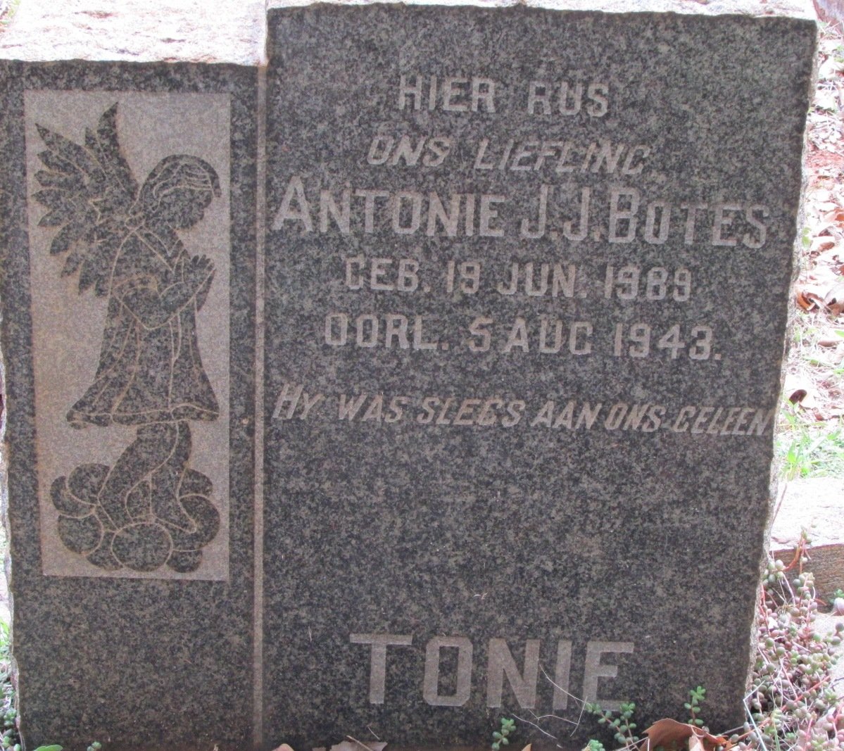 BOTES Antonie J.J. 1989-1943