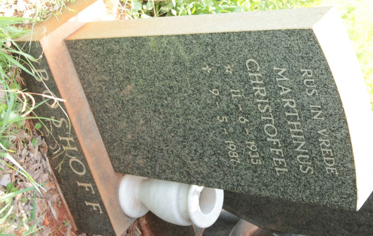 BOSHOFF Marthinus Christoffel 1935-1987