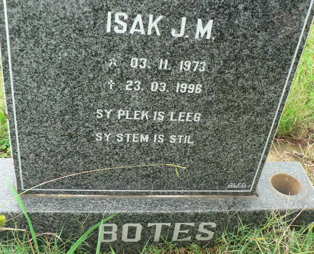 BOTES Isak J.M. 1973-1996