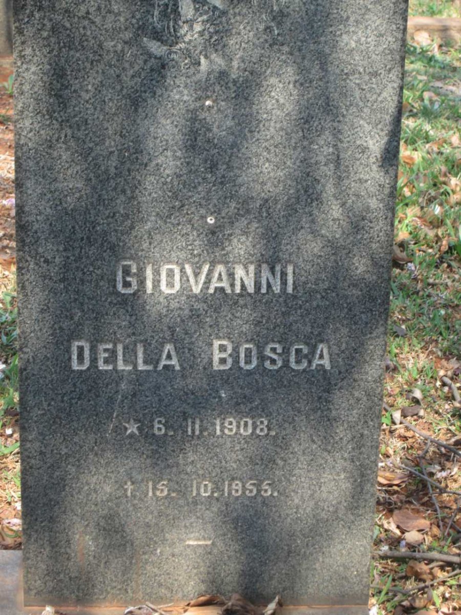 BOSCA Giovanni Della 1908-1955