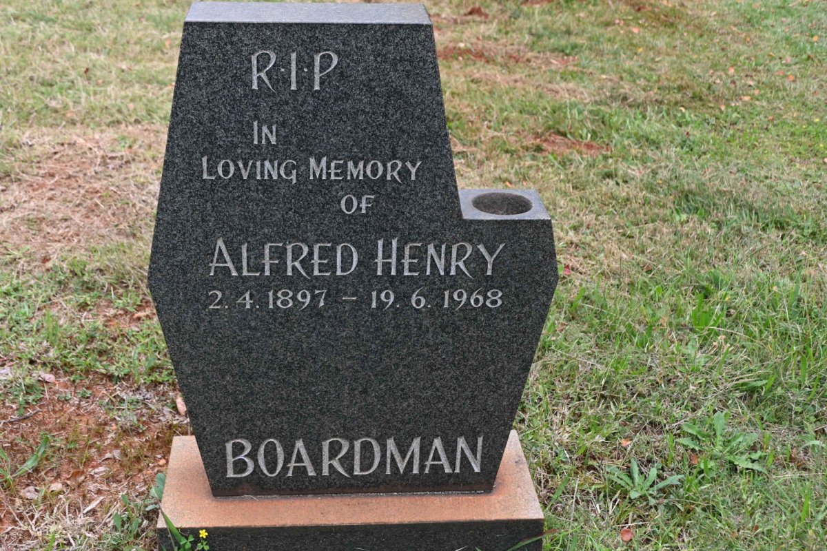 BOARDMAN Alfred Henry 1897-1968