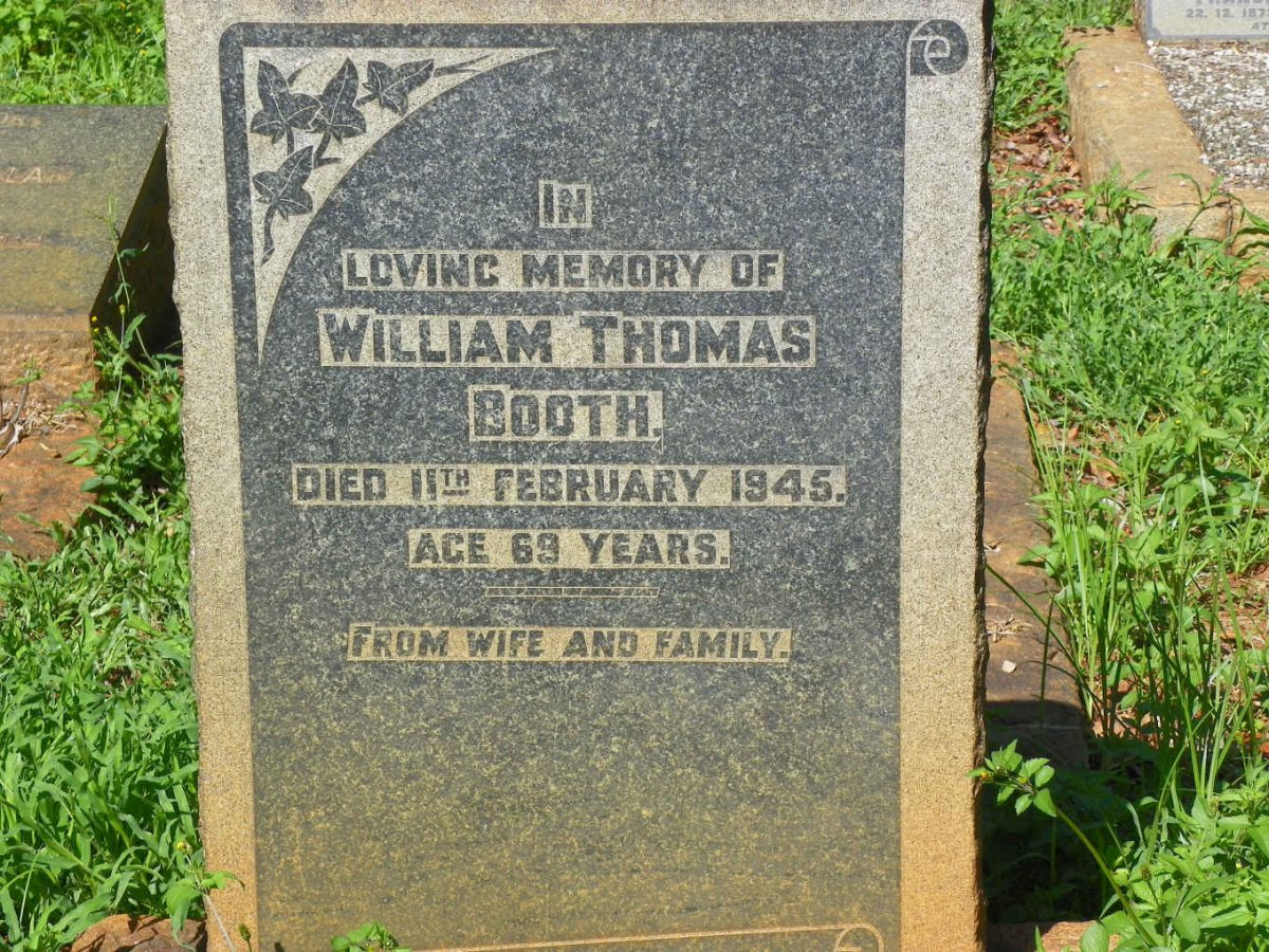 BOOTH William Thomas -1945